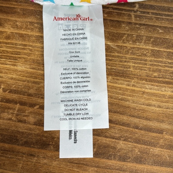 American Girl Star Bucket hat, pink, reversible, one size - Picture 7 of 7